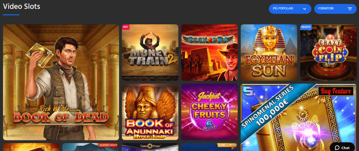slotimo casino non aams senza documenti
